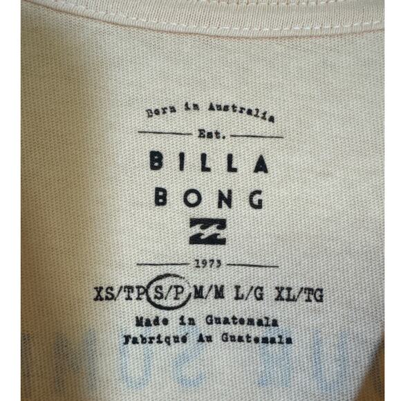 BILLABONG Coast-to-Coast World Tour Summer 1973 Oversized Small Apricot T-shirt - Picture 3 of 7